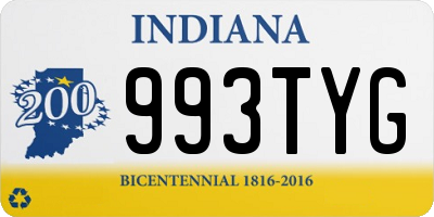 IN license plate 993TYG