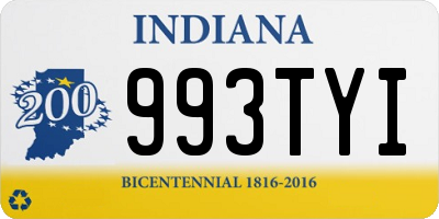 IN license plate 993TYI