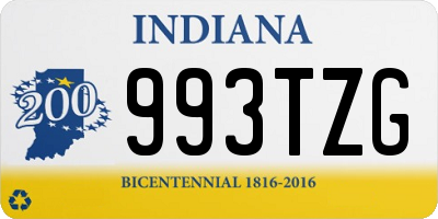 IN license plate 993TZG