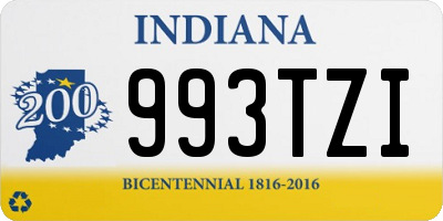 IN license plate 993TZI