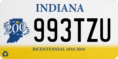 IN license plate 993TZU