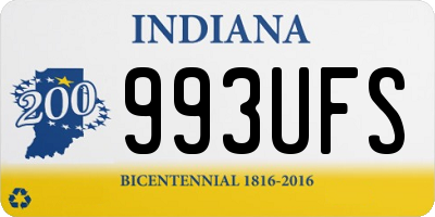 IN license plate 993UFS