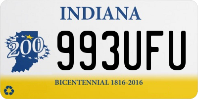 IN license plate 993UFU