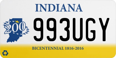 IN license plate 993UGY