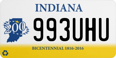 IN license plate 993UHU