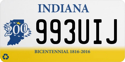 IN license plate 993UIJ