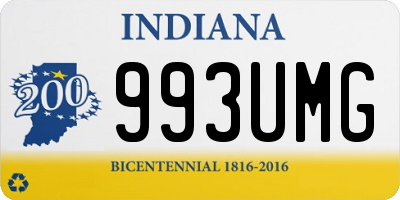 IN license plate 993UMG