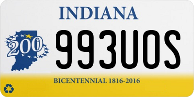 IN license plate 993UOS