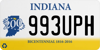 IN license plate 993UPH