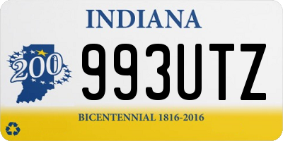 IN license plate 993UTZ