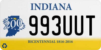 IN license plate 993UUT