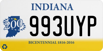 IN license plate 993UYP