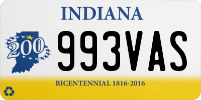 IN license plate 993VAS