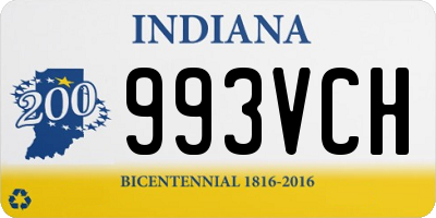 IN license plate 993VCH