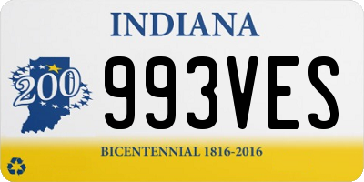 IN license plate 993VES