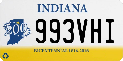 IN license plate 993VHI