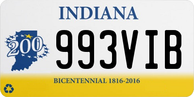 IN license plate 993VIB