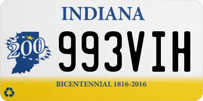 IN license plate 993VIH