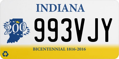 IN license plate 993VJY