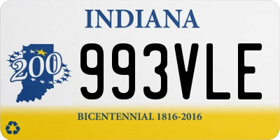 IN license plate 993VLE