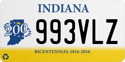 IN license plate 993VLZ