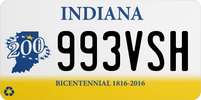 IN license plate 993VSH