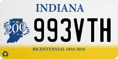 IN license plate 993VTH