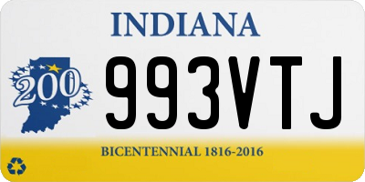 IN license plate 993VTJ