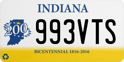 IN license plate 993VTS