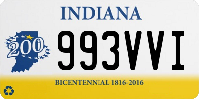 IN license plate 993VVI