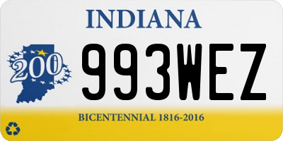 IN license plate 993WEZ