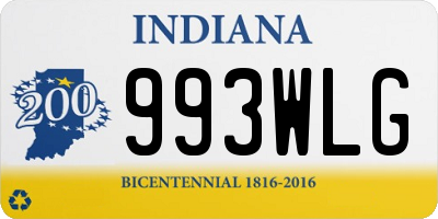 IN license plate 993WLG