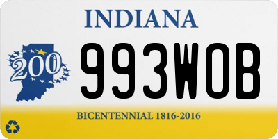 IN license plate 993WOB