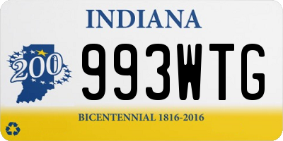 IN license plate 993WTG