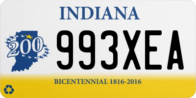 IN license plate 993XEA