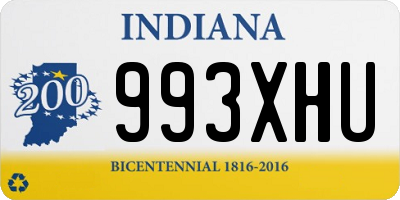 IN license plate 993XHU