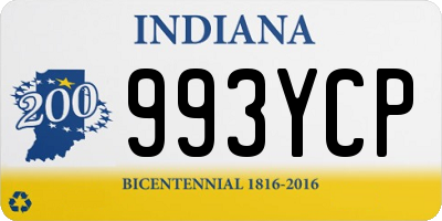 IN license plate 993YCP