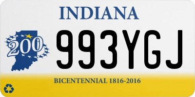 IN license plate 993YGJ