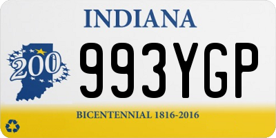 IN license plate 993YGP