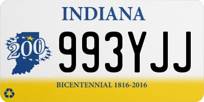 IN license plate 993YJJ