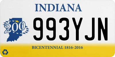 IN license plate 993YJN