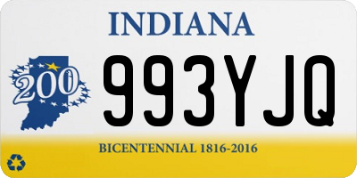 IN license plate 993YJQ