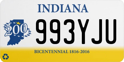 IN license plate 993YJU