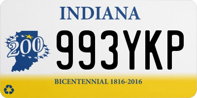 IN license plate 993YKP