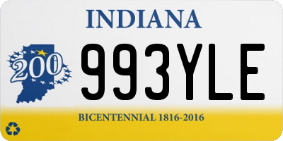 IN license plate 993YLE