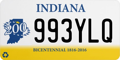 IN license plate 993YLQ