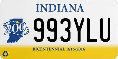 IN license plate 993YLU