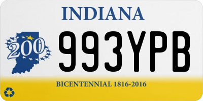 IN license plate 993YPB