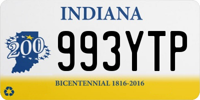 IN license plate 993YTP