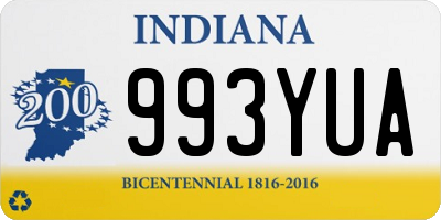 IN license plate 993YUA